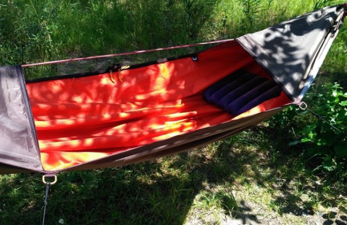 Tourist hammock Skitalec with mosquito net
