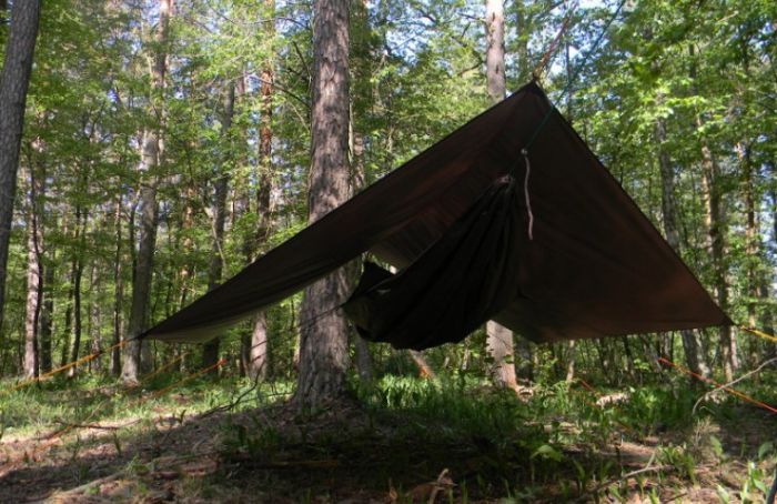 Skitalec hammock and Sota awning