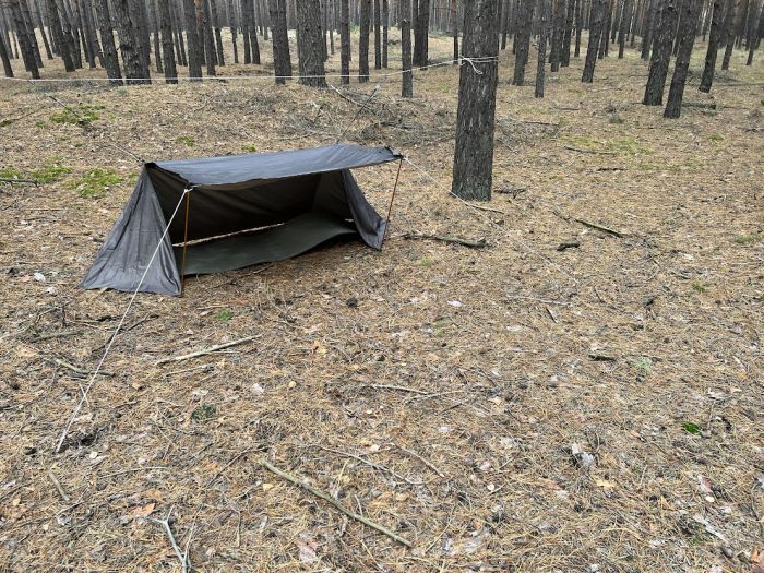 Тент - палатка Lezhka коричневый