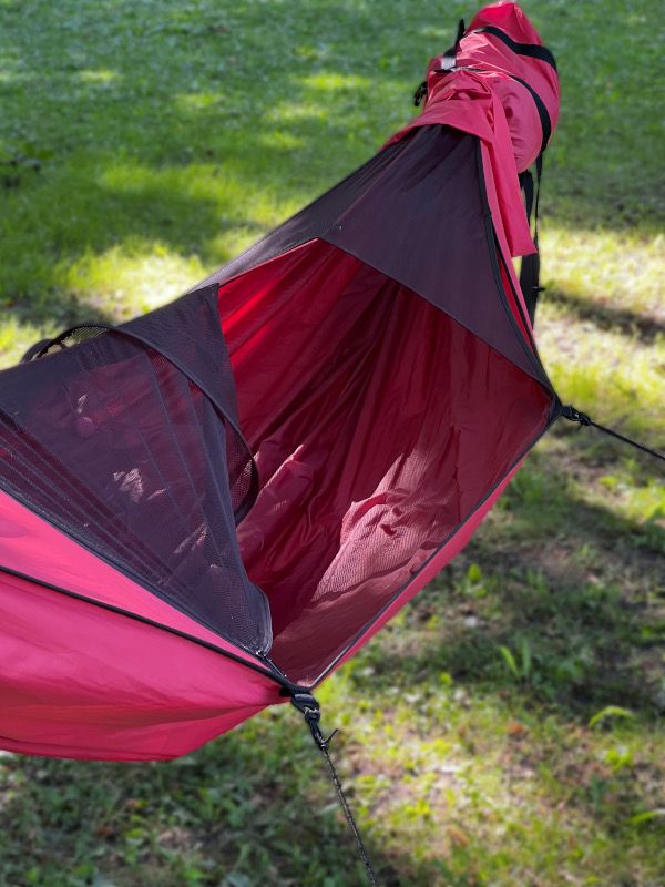 Hammock Skitalec Premium Red with mosquito net