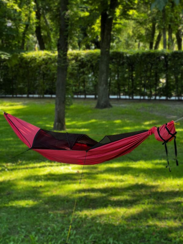 Hammock Skitalec Premium Red with mosquito net