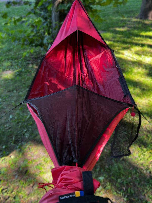 Hammock Skitalec Premium Red with mosquito net