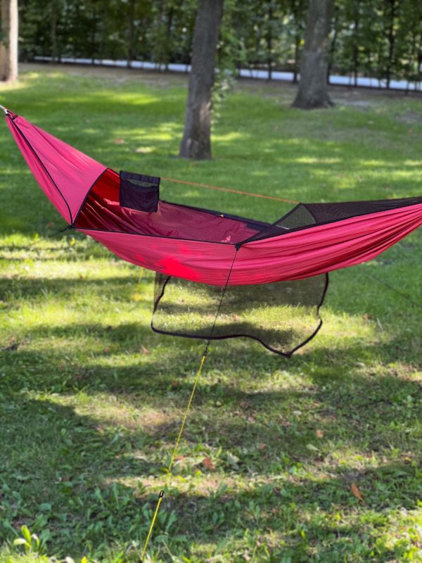 Hammock Skitalec Premium Red with mosquito net