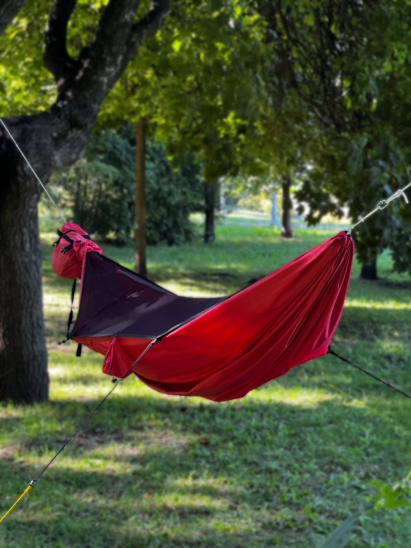 Hammock Skitalec Premium Red with mosquito net